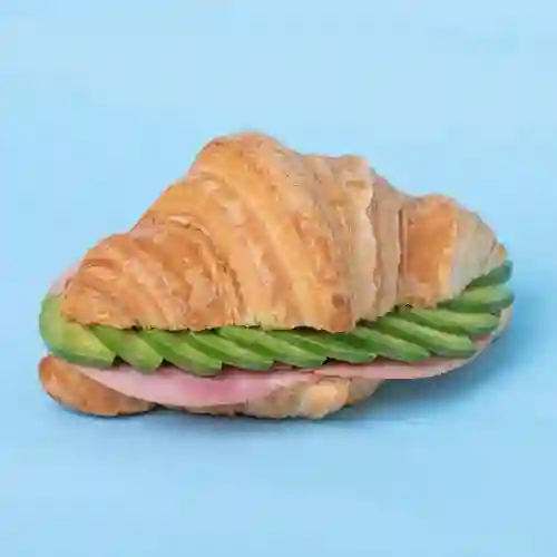 Croissant 70 Grs con Jamón y Palta