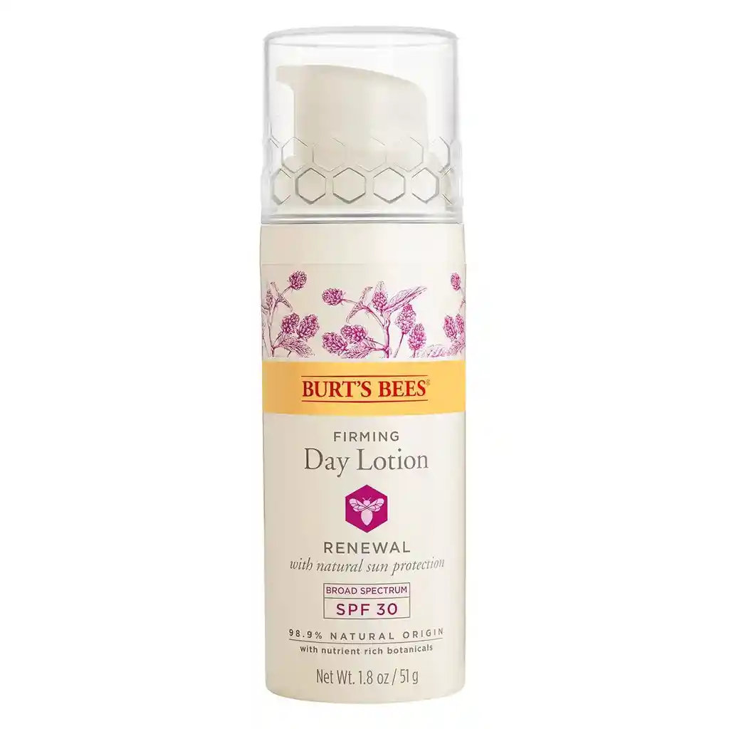 Burt's Bees Loción Facial Reafirmante Renewal Spf 30 55 g