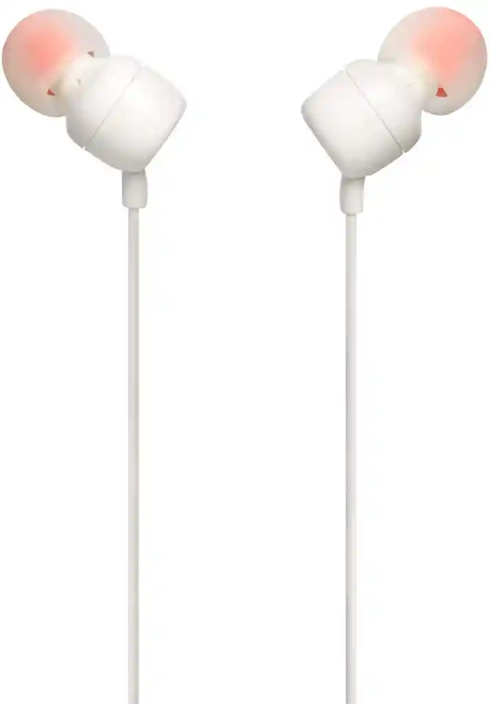 Jbl Audífonos in Ear Flat T110 Blanco JBLT110WHT