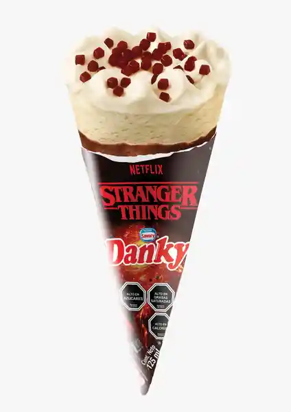 Danky Helado Vainilla y Chocolate Stranger Things
