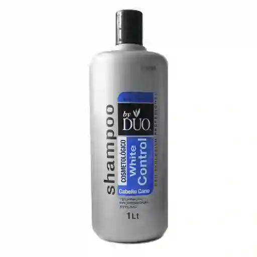 Duo Shampoo Matizador Azul Litro Para Pelo Amarillos Y Canas