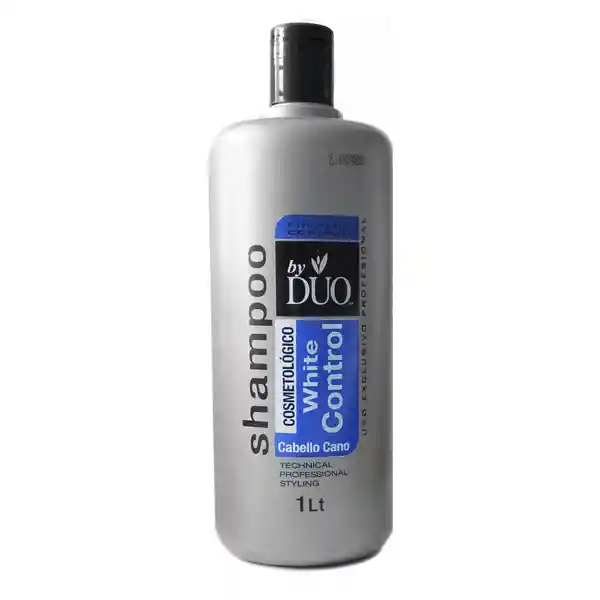 Duo Shampoo Matizador Azul Litro Para Pelo Amarillos Y Canas