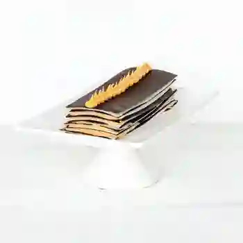 Tiras capas de chocoolate