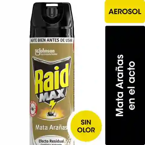 Raid Max Mata Cucarachas y Arañas en Aerosol sin olor