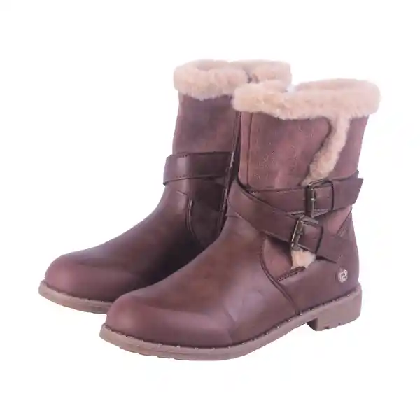 Botas Niña Niña Café Talla 32 Pillin