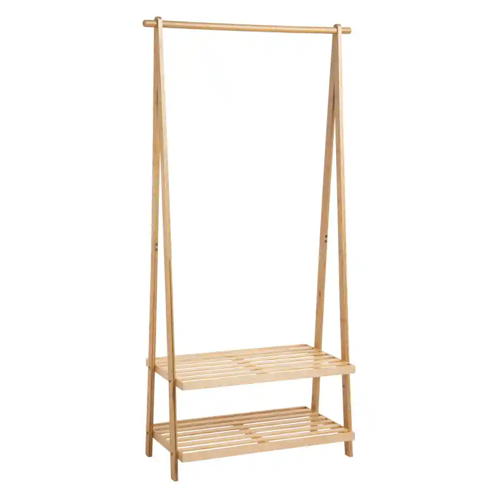 Casaideas Mueble Closet Bambú/Pino Café Diseño 0001