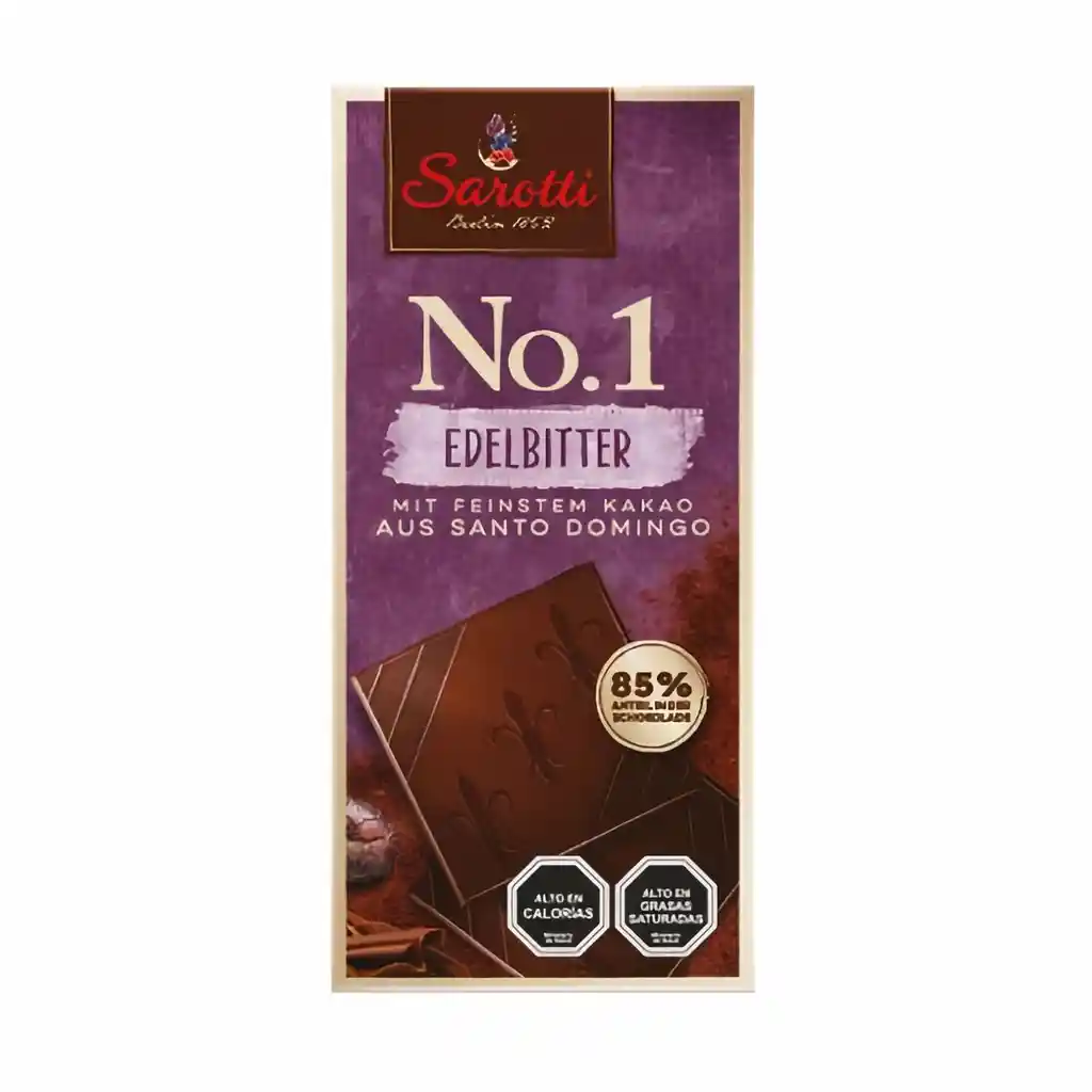 Sarotti Chocolate Amargo 85% de Cacao