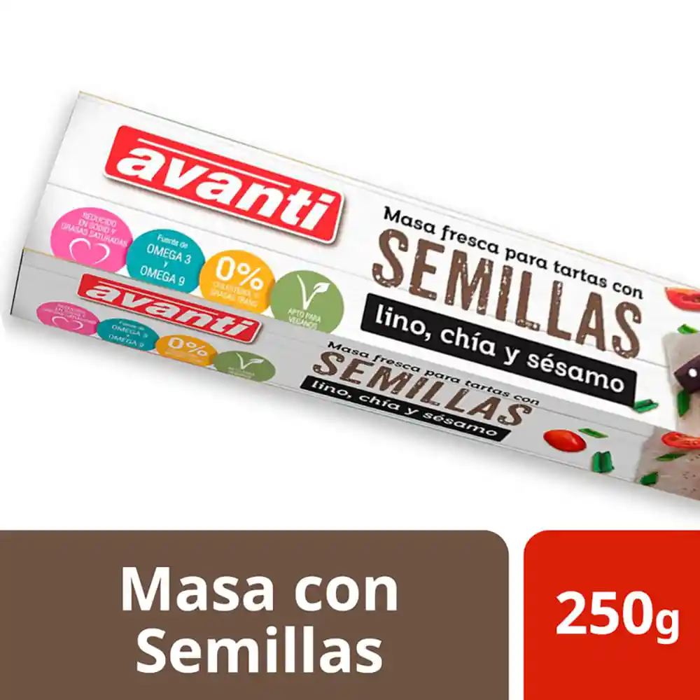 Avanti Masa Tarta Con Semillas