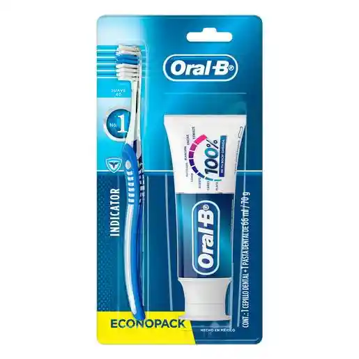 Oral-B Kit Pro Salud Indicator Suave Cepillo de Dientes + Pasta Dental