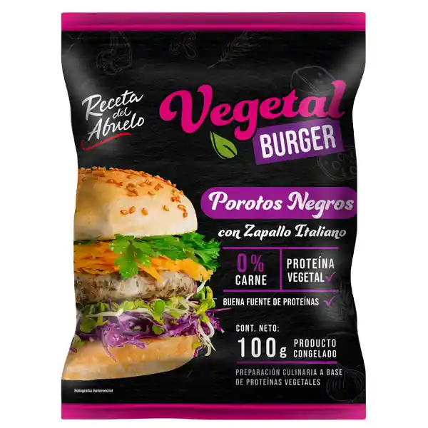 Receta Abuelo Hamburguesa Vegetal Porotos