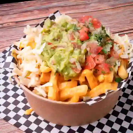 Papas Fritas con Guacamole