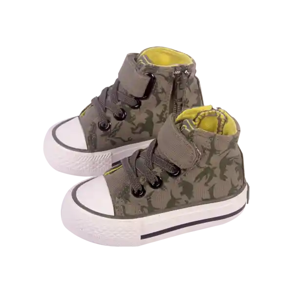 Zapatillas Bebe Niña Verde Pillin 21