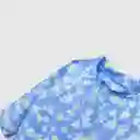 Traje Baño Con Filtro Uv Bebé Niña Azul Talla 9/12m