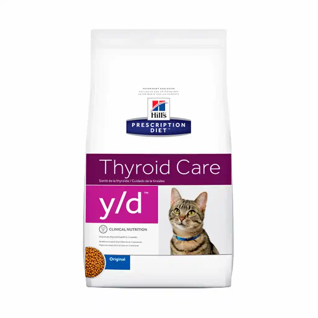 Hill's Prescription Diet Alimento para Gato Cuidado de la Tiroides Y/D