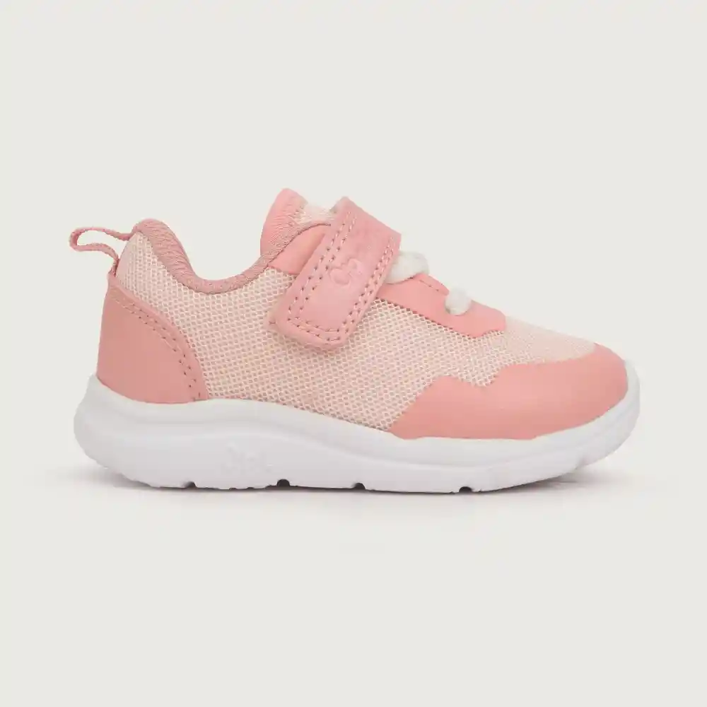 Zapatillas Deportiva Liviana Niña Rosado/blanco Talla 26