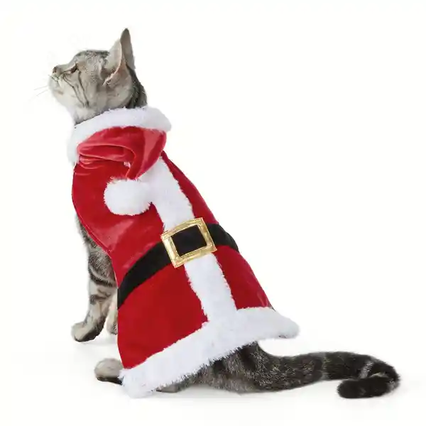 Traje Para Gato sr Claus XCH