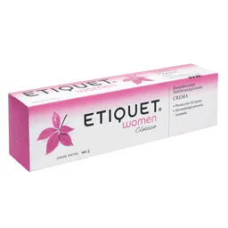 Etiquet Desodorante Women Clásico en Crema 