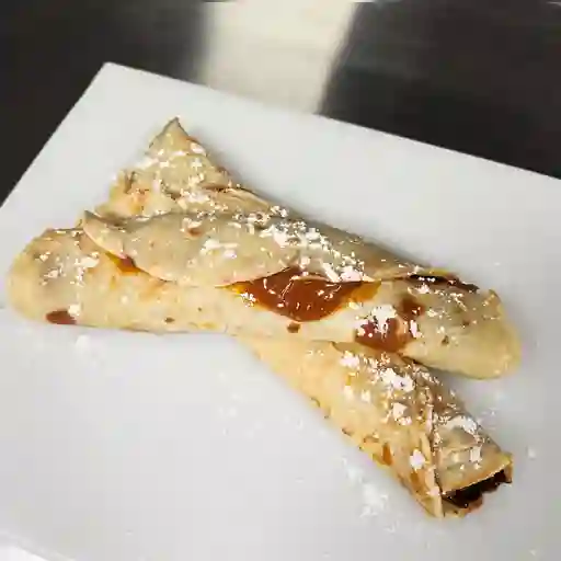 Panqueque nutella-manjar-mani