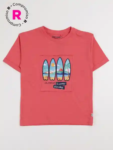 Harvest Polera Manga Corta Mesa2-1 Crudo Tomate 4 V26