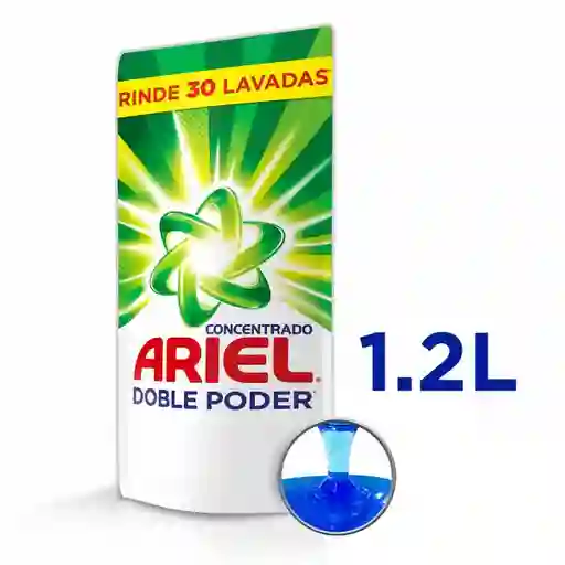 2 x Det Liq Reg Concentrado Dp Ariel 1.2 L