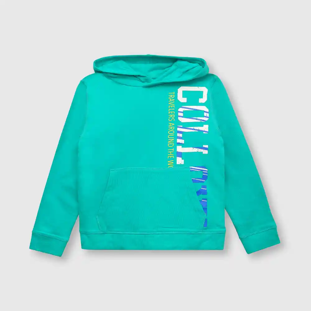 Polerón De Niño Verde Talla 6a