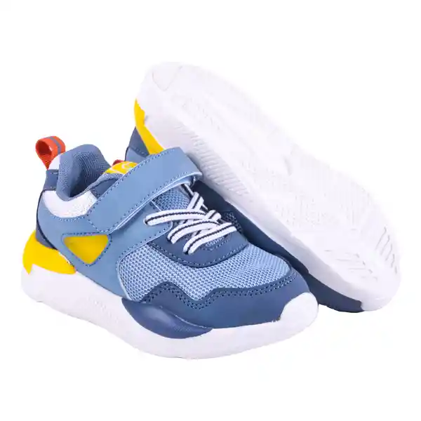 Zapatillas Bebe Niño Azul Pillin 25