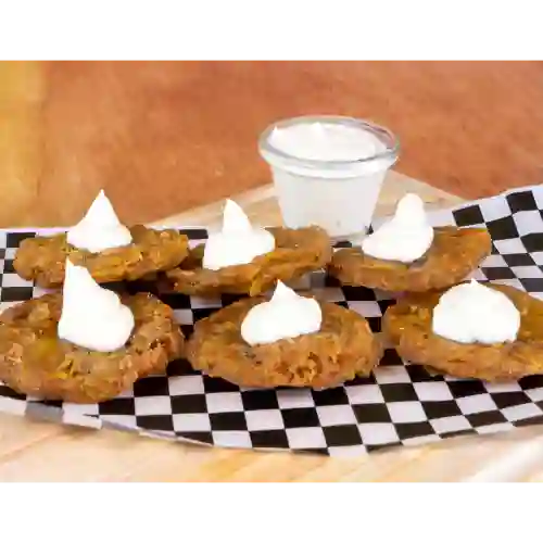 6 Mini de Tostones con Nata