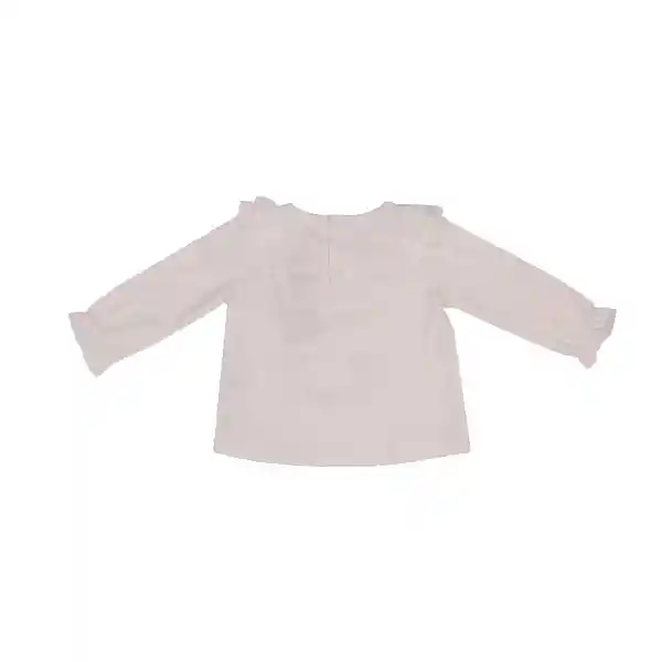 Polera Bebe Niña Blanco Pillin 4 a