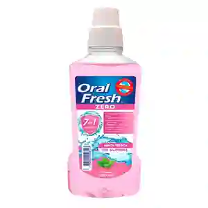 Oral Fresh Enjuague Bucal Zero Menta Suave