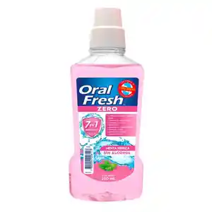 Oral Fresh Enjuague Bucal Zero Menta Suave