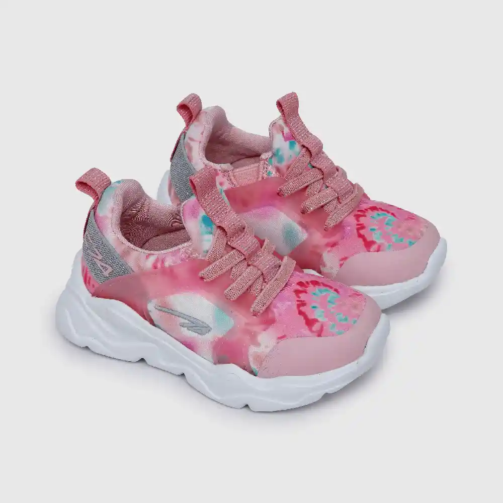 Zapatillas Deportiva Caña Baja Rosado Talla 21