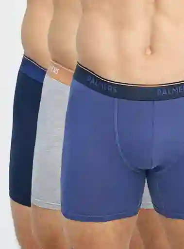 Palmers Pack Bóxer Largo Azul Talla M P332Ci83