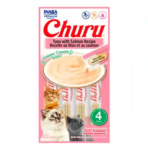 Churu Snack para Gato Sabor Atún y Salmón