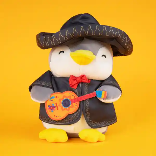 Peluche Pingüino Mariachi Miniso