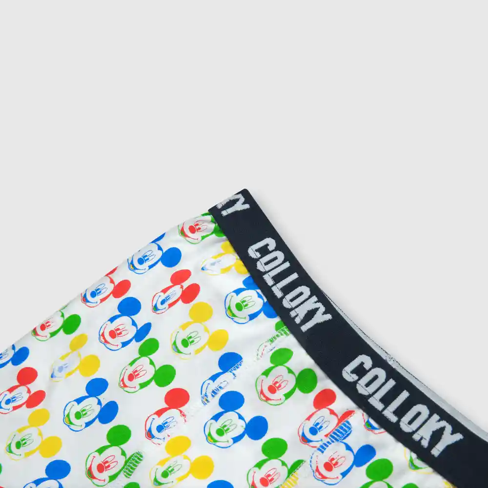 Pack Bóxer Mickey De Niño Multicolor Talla 10a