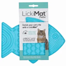 Lickimat Comedero Felix For Cat Turquoise