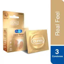 Durex Preservativos Condones Real Feel