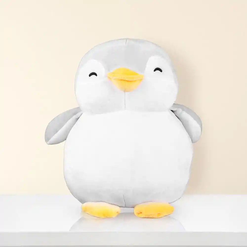 Miniso Peluche De Pingüino Color Gris