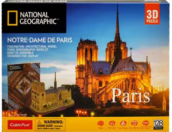 National Geographic 3d Puzzle Notre-Dame Paris