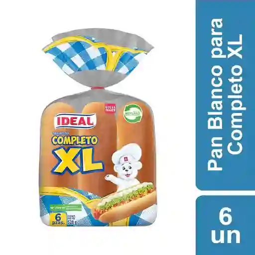 Ideal Pan Blanco para Completo XL