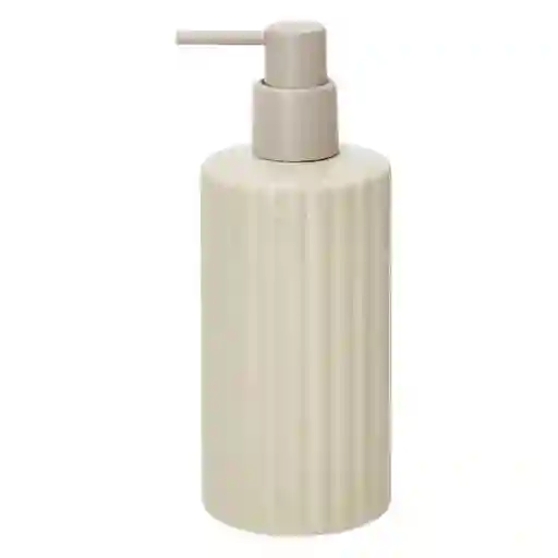 Dispensador de Jabón de Cerámica Beige 300 mL Casaideas