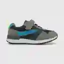 Zapatillas Velcro Elástico Jogging Niño Azul Talla 31 Colloky