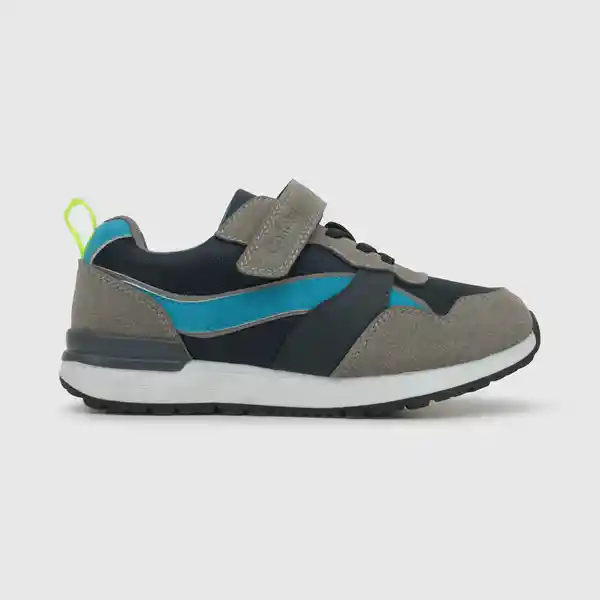 Zapatillas Velcro Elástico Jogging Niño Azul Talla 31 Colloky