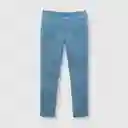 Jegging Elasticado de Niña Light Blue Talla 6A Colloky