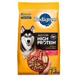 Alimento Para Perros Pedigree High Protein Carne Y Pollo X 7,2 Kg