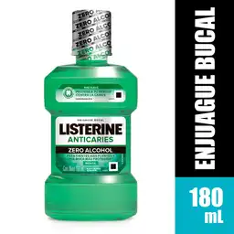 Listerine Enjuague Bucal Anti Caries Zero Alcohol