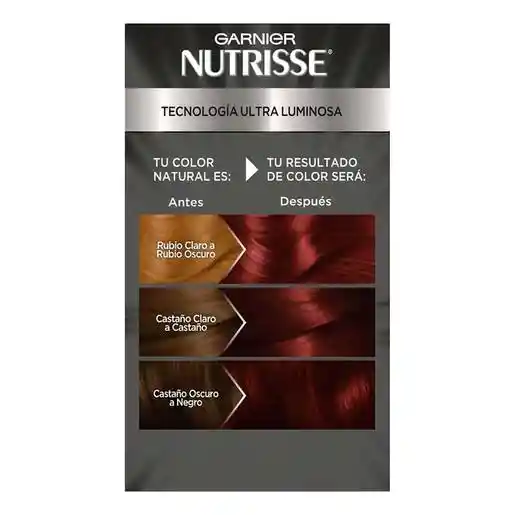 Nutrisse Tinturas Permanentes 260 Negro Rubi