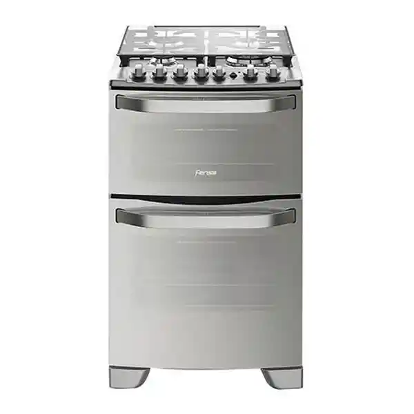 Fensa Estufa Cocina Doble Horno Silver 56DXT