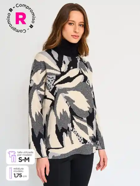 Cacharel Súeter Manga Larga Appo1 a Color Crudo L-XL S25