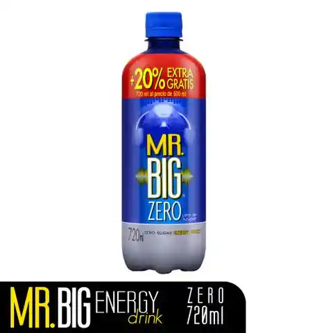 Mr Big  Bebida Energetica Zero 720ml